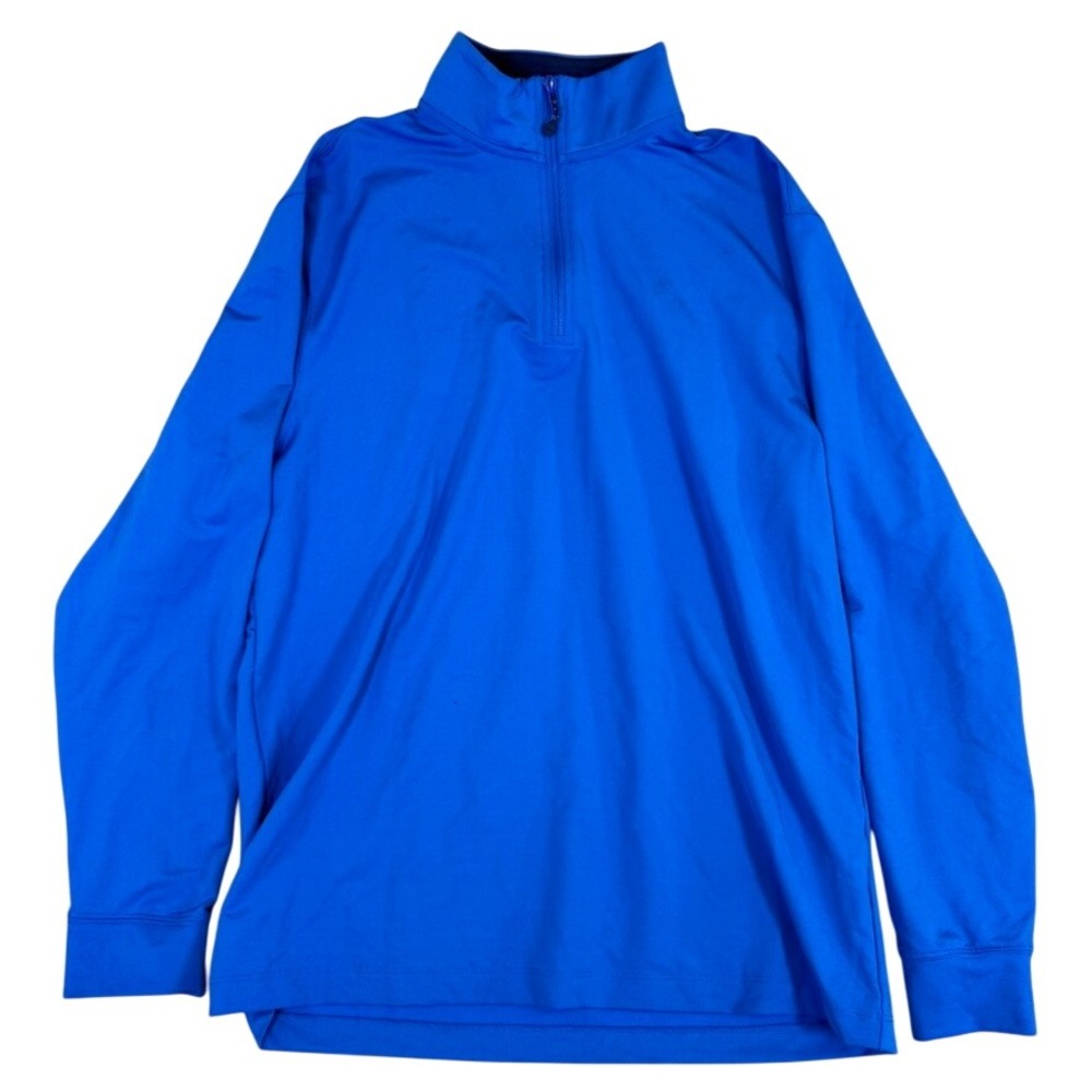 Vineyard Vines Mens Royal Blue Quarter Zip Performance Pullover Activewear XL